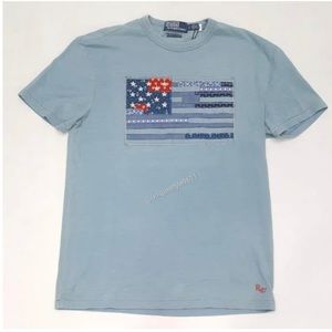 New, Ralph Lauren, size M, American Flag, T-shirt
